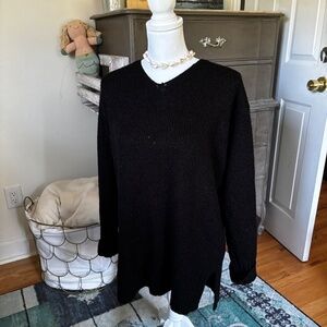 Large Black Sweater Long Sleeve